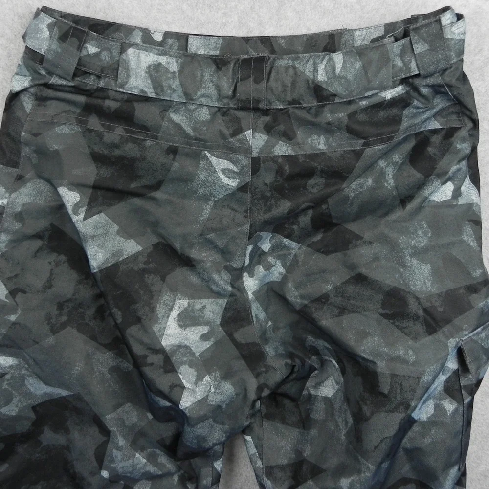 Columbia‎ Snow Pants Boys Youth XL Omni-Heat Cargo Ski Snowboard Sled Gray Camo